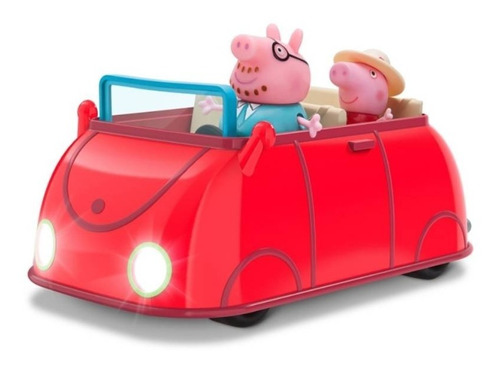 Peppa Pig & Familia -  Vehículo Exclusivo Rojo, Original.
