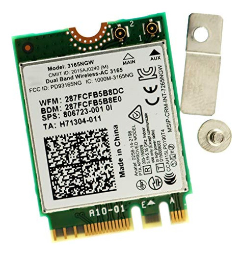 Anuncio Deal4go 3165ac 802.11ac 433 Mbps M.2 Ngff Mini Pci-e