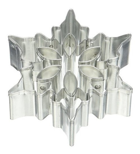 R Y M Cortador De Galletas Snowflake B Con Recortes 3 Silver