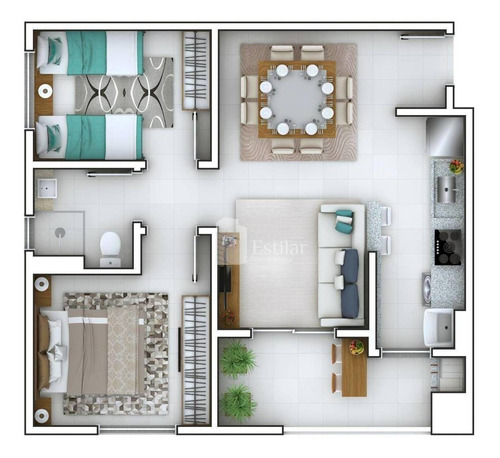 Imagem 28 de 30 de Apartamento 02 Quartos No Centro, Barra Velha (sc) - Ap2832