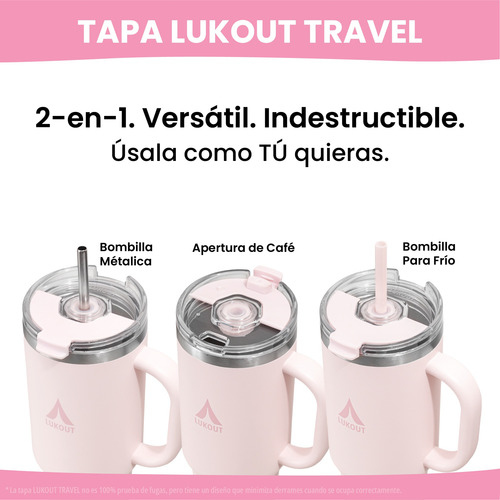 Vaso Termico Lukout Travel Acero Frío/calor 950 Ml