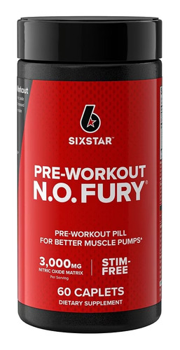 Muscletech Six Star Pre-workout N.o. Fury,