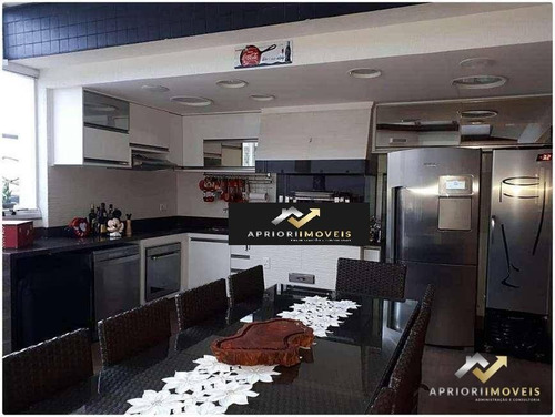Cobertura Com 4 Dormitórios À Venda, 347 M² Por R$ 2.400.000 - Centro - Santo André/sp - Co0773