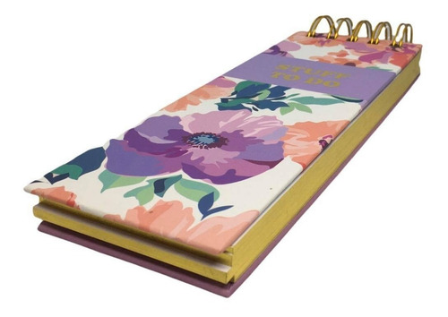 Imagen 4 de 10 de Kit De Oficina Calculadora Libreta Y Sacapuntas Flores Bello