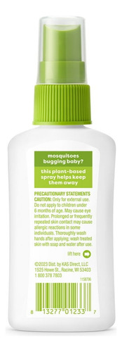 Repelente Infantil De Insetos, Babyganics Natural 59ml