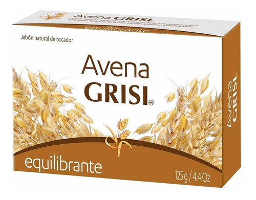 Jabón En Barra Grisi Avena 125g