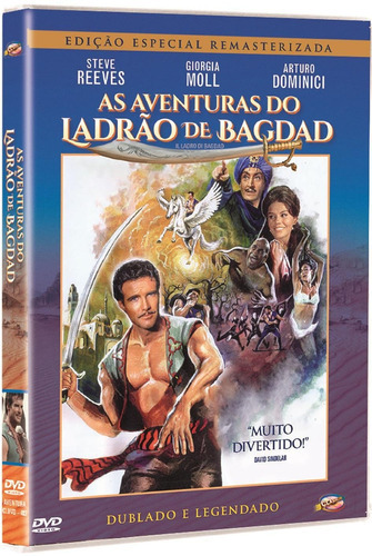 As Aventuras Do Ladrão De Bagdad - Dvd - Steve Reeves