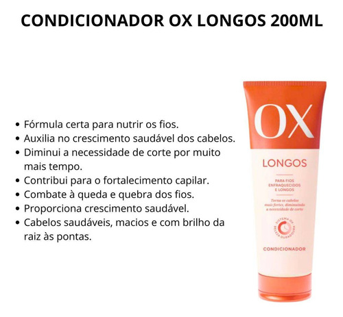 Condicionador Ox Longos 200ml