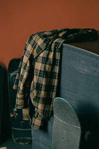 Camisa Xadrez Flanela Manga Longa Amarela