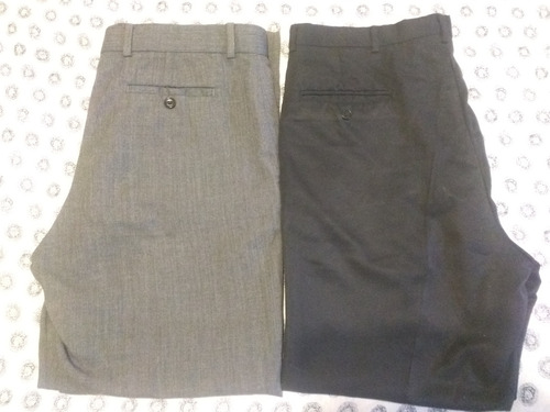 Pantalones Negro Y Gris Talla 34. Usados. Importados.