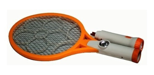Raqueta Electrica Mata Moscas Zancudos Insectos Linterna