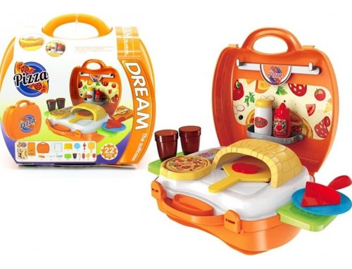 Set Maletín De Pizzería De Juguete
