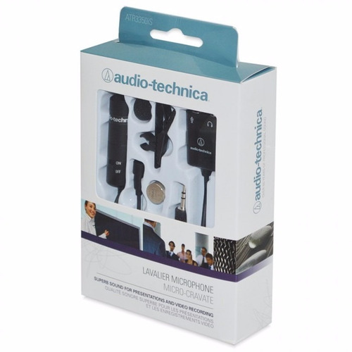 Microfone Lapela Atr 3350 Is Audio Technica Original Lacrado | Frete grátis