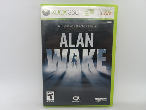 Jogo Alan Wake Xbox 360 Midia Fisica Microsoft Original (Usado)