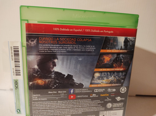 Tom Clancy's The Division Xbox One En Español (Usado)