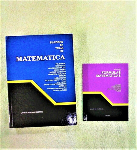 Imagen 4 de 4 de Matematica De 5to Año De Bachillerato De Hoffman Con Formula