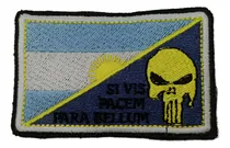 Comprar Parche Bandera Argentina Punisher Verde Uca Multicam Classic