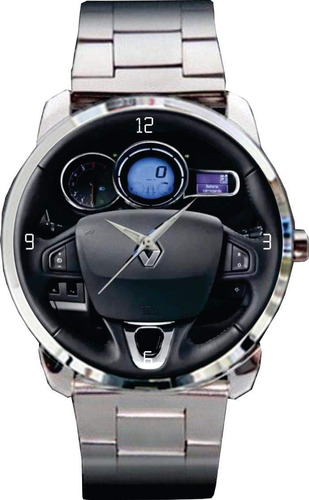Relógio De Pulso Personalizado Painel Volan Renault Fluence 