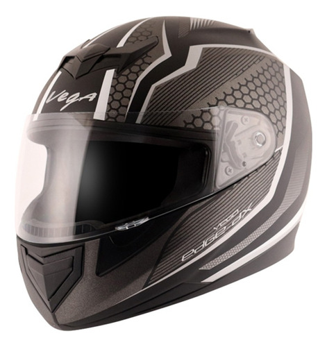 Casco Moto Edge Blast Mate Gris Aprobado Varios Talles