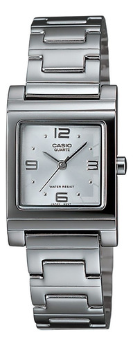 Reloj Casio Ltp-1237 Plateado Para Dama Ltp-1237d-7a