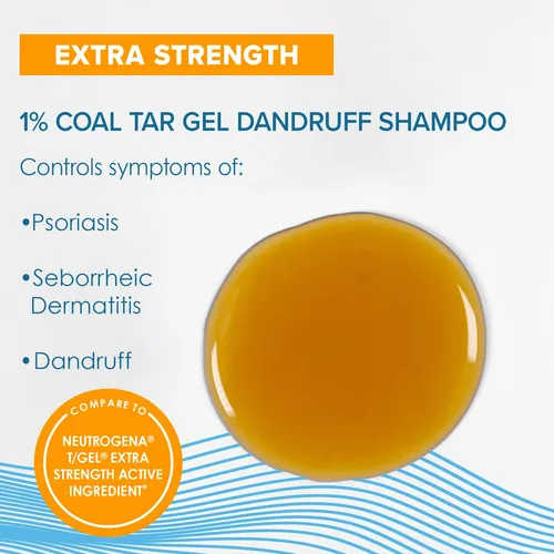 Champú True+real Coal Tar, Gel Terapéutico De Alquitrán, 180