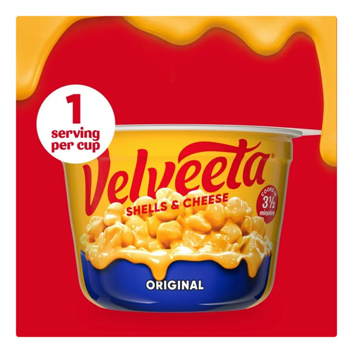 Velveeta Original Macarrones Con Queso Pack 8 Pzas/8-2.39oz