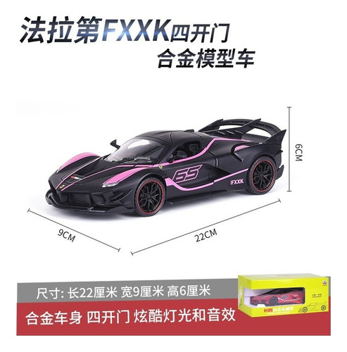 Laferrari Fxxk 1:24 Modelo Fundido A Troquel De Juguete Del