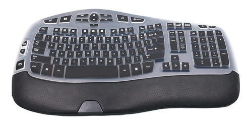 Protector Negro Silicona Para Teclado Logitech K350