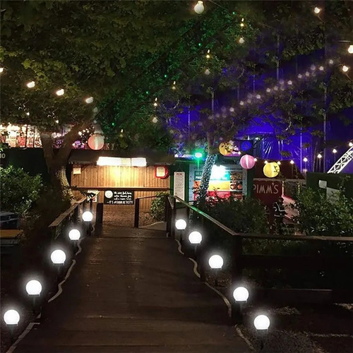 Luz Solar Para Jardín, Villa, Jardín, Enchufe De Tierra, 6 U