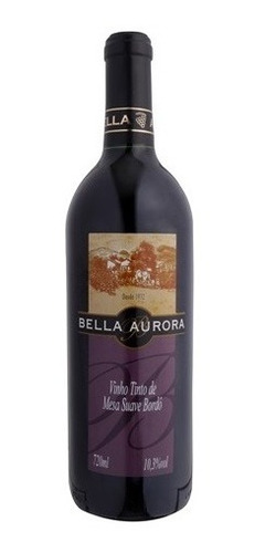 Imagem 1 de 1 de Vinho Tinto Suave Bordô 720ml - Bella Aurora