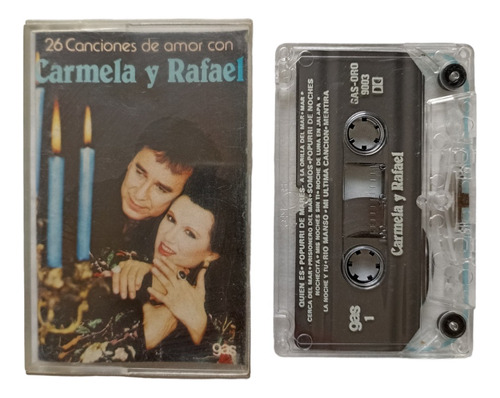 Cassette Carmela Y Rafael 26 Canciones De Amor