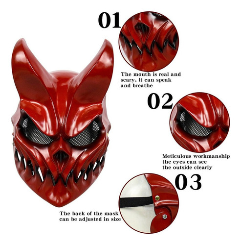 Máscara De Cosplay De Alex Terrible Máscaras De Slaughter To