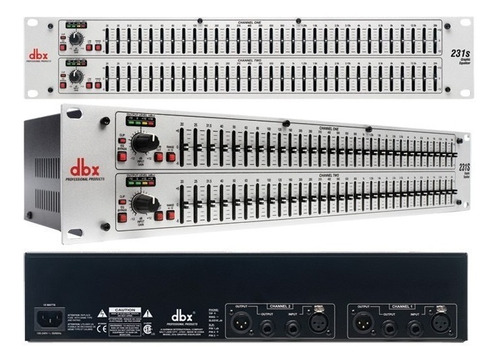 Equalizador Dbx 231s 2 Canais 31 Bandas 231-s 231 S Stereo