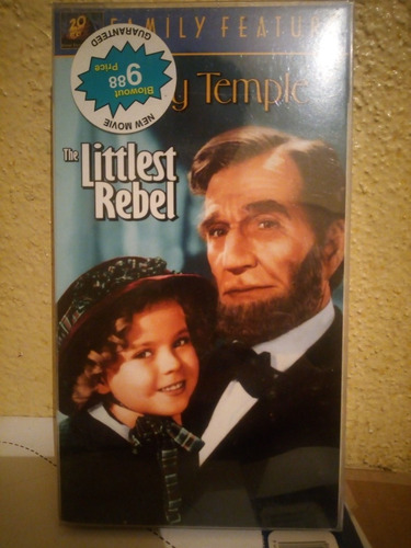 Shirley Temple,the Littles Rebel. Vhs Importado,sólo Inglés