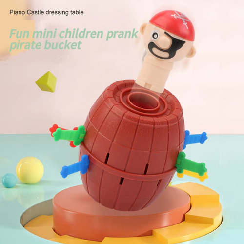 Juego De Mesa Divertido Barril Pirata Sorpresa Para Niños