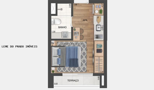 Imagem 14 de 14 de Studio Para Venda Em São Paulo, Indianópolis, 1 Dormitório, 1 Banheiro - Lpf34_2-1167882