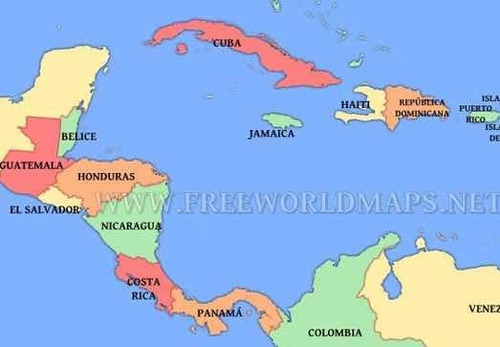 Mapa Garmin America Central Y Caribe 2023 - Via Email