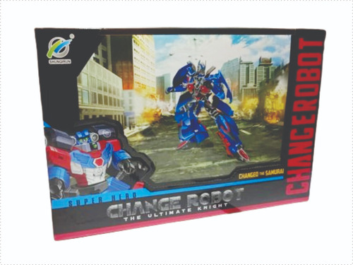 Muñecos Transformers Change Robot Samurai Incluye 2 Muñecos