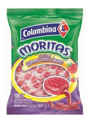 Caramelo Moritas Colombina *100und *350gr - g a $23