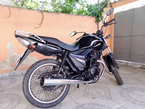 Honda Cg 125 Fan Ks 2012 Preta, KM Motos