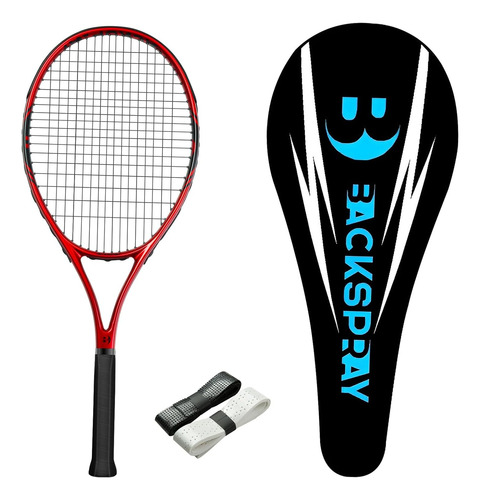 Raqueta Tenis De 27pulgadas Adultos Fibra De Carbono Estuche