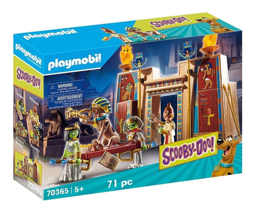 Playmobil Scoby Doo Aventura Egipto Set 70365 Incluye 71 Pz