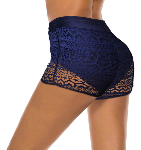 Pantalones Cortos De Encaje Para Mujer, Calzoncillos Tipo Bó