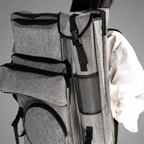 Cartera De Artista De Lienzo Sketch Superpuesto Mochila De