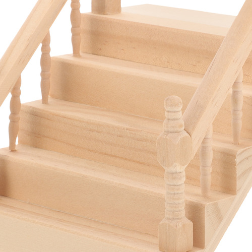 Adorno De Escritorio Con Forma De Mini Escalera De Madera Mi