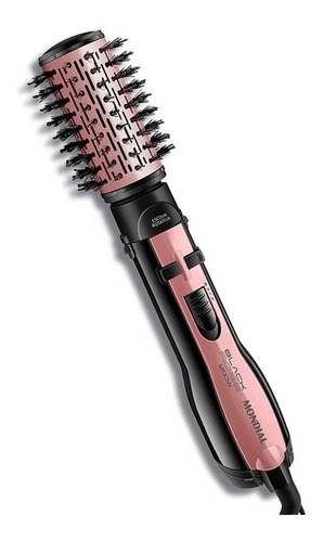Escova Rotativa Mondial 1200w Er-10 Black Rose + Nf