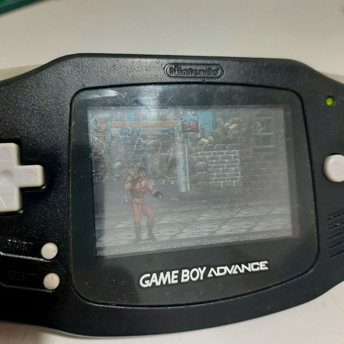 Nintendo Game Boy Advance Black Com Jogo Final Fight Preto (Usado)