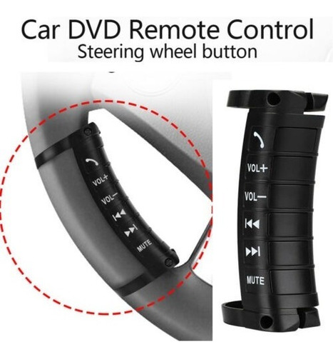 Control Remoto Universal Bluetooth Volante Timón Radio Carro