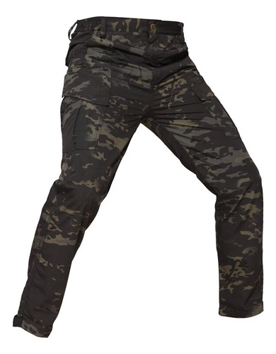 Pantalones Tácticos De Camuflaje Rip Stop Para Hombre, Imper