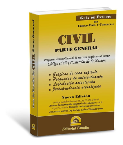 Imagen 1 de 3 de Guía De Estudio De Civil -última Edición- Ed. Estudio
